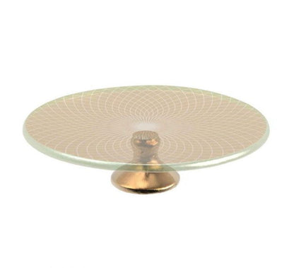 Rica Small gold cake stand