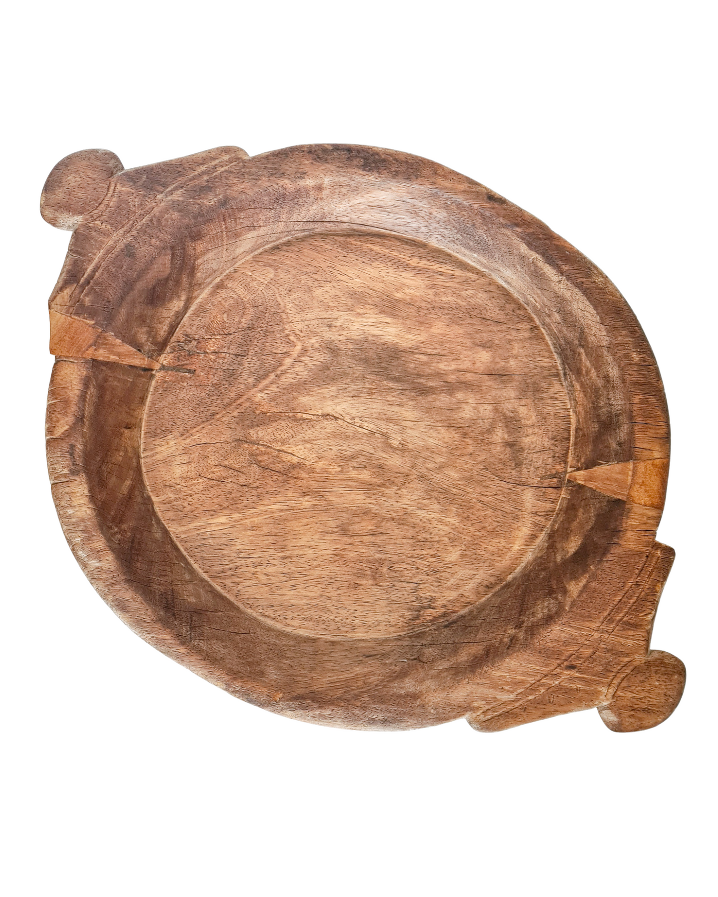 Rustic Indian Parat Shallow Bowl/Tray