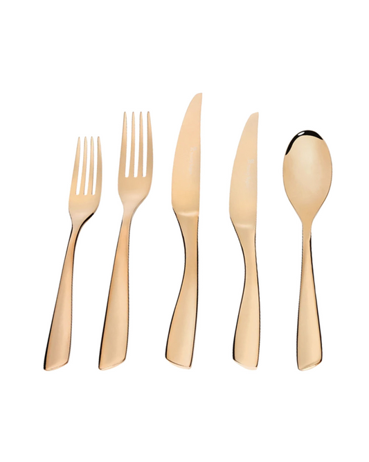 Premium Soho Gold Cutlery | 5 pieces