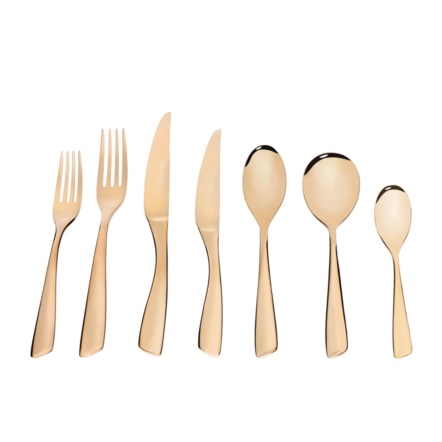 Premium Soho Gold Cutlery | 7 pieces