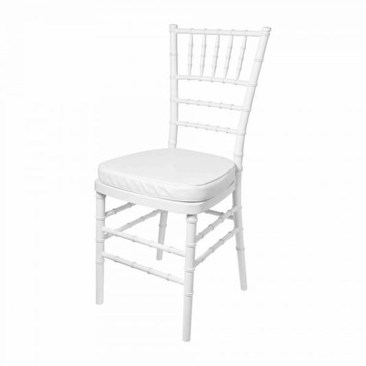 White Tiffany Chair with Pad