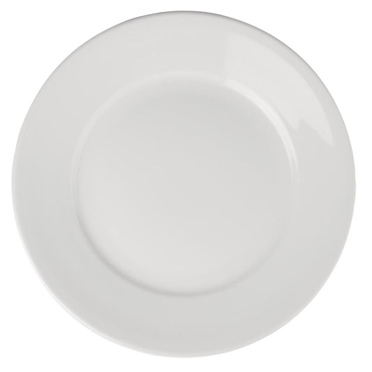 White Wide Rimmed Main Plate 280mm