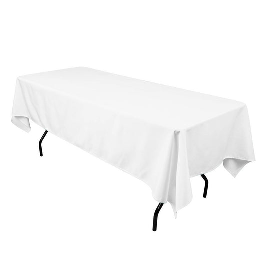 White Rectangular Tablecloth